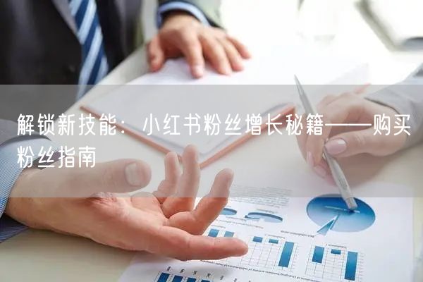 解锁新技能：小红书粉丝增长秘籍——购买粉丝指南