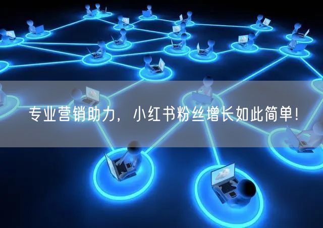 专业营销助力，小红书粉丝增长如此简单！