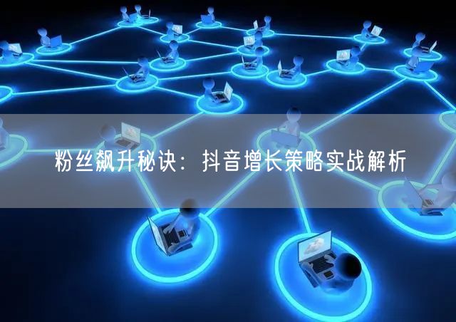 粉丝飙升秘诀：抖音增长策略实战解析