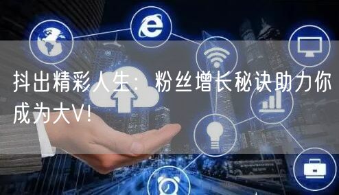 抖出精彩人生：粉丝增长秘诀助力你成为大V！
