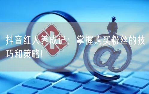 抖音红人养成记：掌握购买粉丝的技巧和策略!