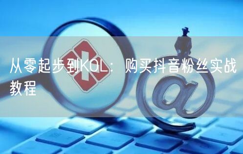 从零起步到KOL：购买抖音粉丝实战教程