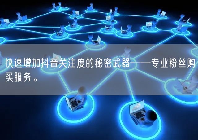 快速增加抖音关注度的秘密武器——专业粉丝购买服务。