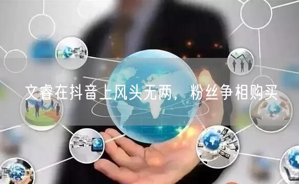 文睿在抖音上风头无两，粉丝争相购买