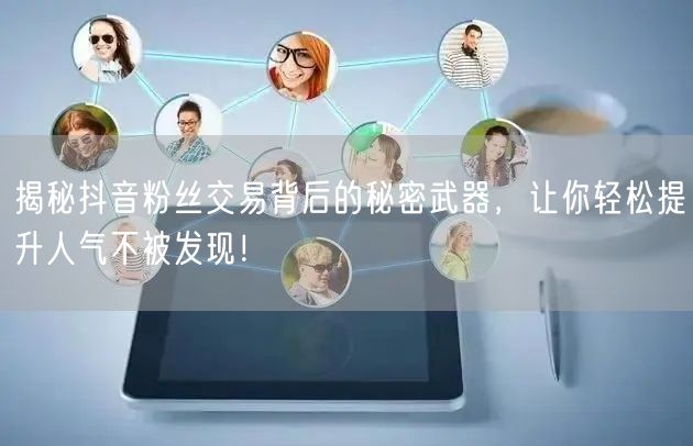 揭秘抖音粉丝交易背后的秘密武器，让你轻松提升人气不被发现！