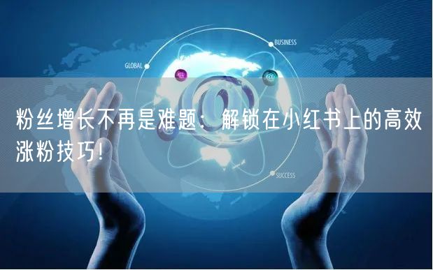 粉丝增长不再是难题：解锁在小红书上的高效涨粉技巧！