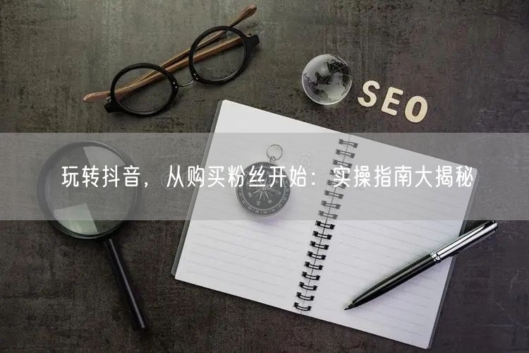 玩转抖音，从购买粉丝开始：实操指南大揭秘