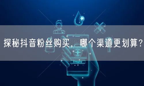 探秘抖音粉丝购买，哪个渠道更划算？