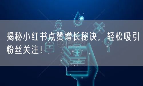 揭秘小红书点赞增长秘诀，轻松吸引粉丝关注！