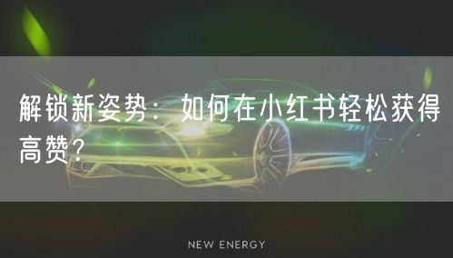 解锁新姿势：如何在小红书轻松获得高赞？