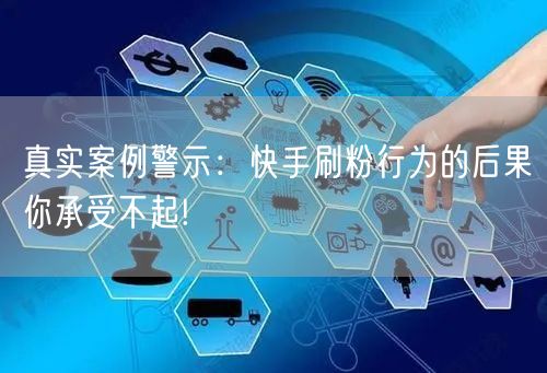 真实案例警示：快手刷粉行为的后果你承受不起!