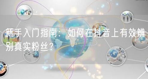 新手入门指南：如何在抖音上有效辨别真实粉丝？