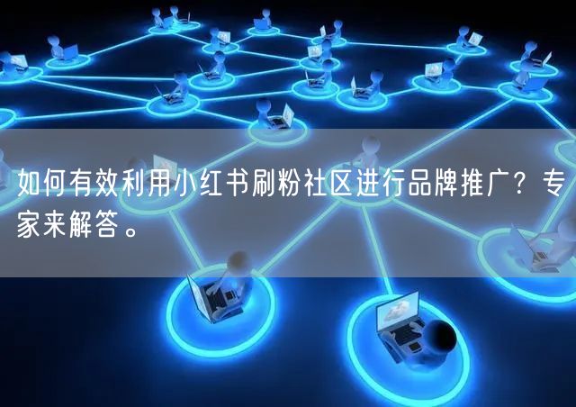 如何有效利用小红书刷粉社区进行品牌推广？专家来解答。