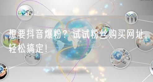 想要抖音爆粉？试试粉丝购买网址，轻松搞定！