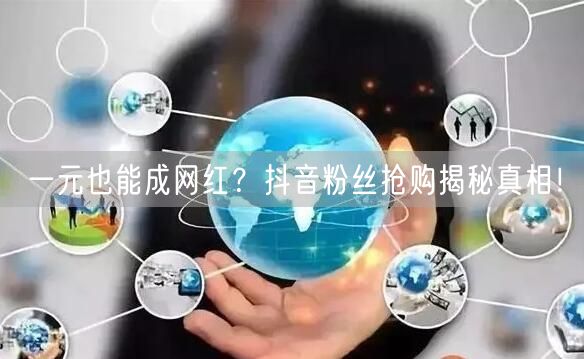 一元也能成网红？抖音粉丝抢购揭秘真相！